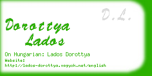 dorottya lados business card